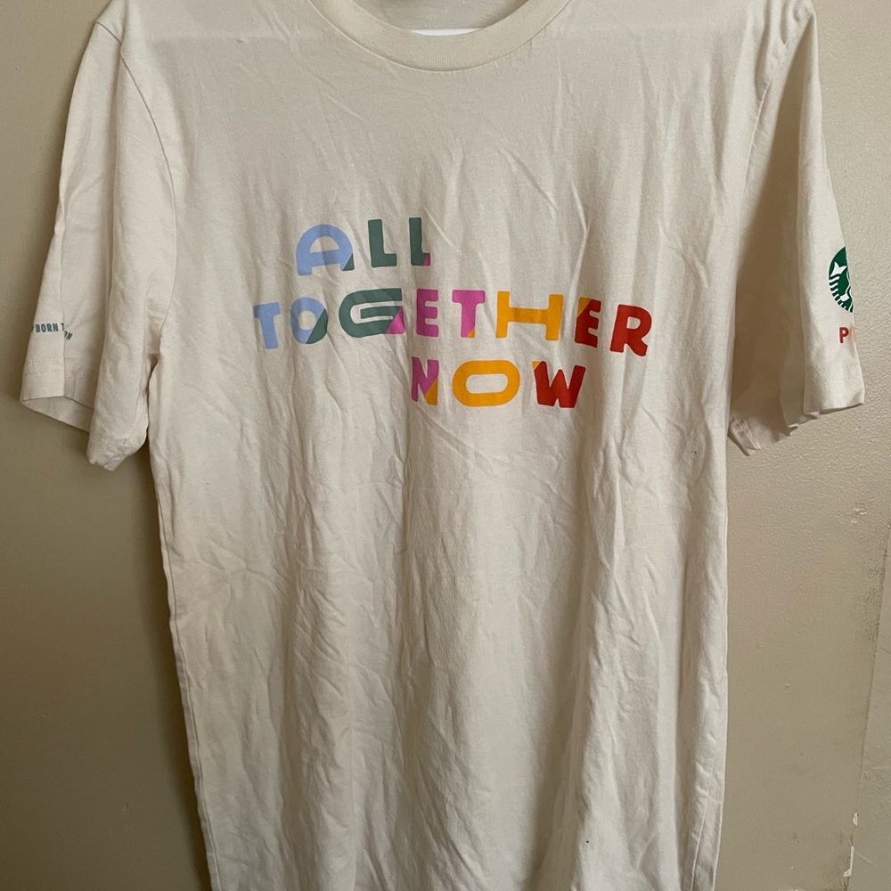 Lady Gaga x Starbucks PRIDE shirt. Large. Unisex fit.